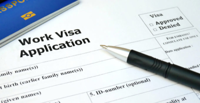 Work visa application